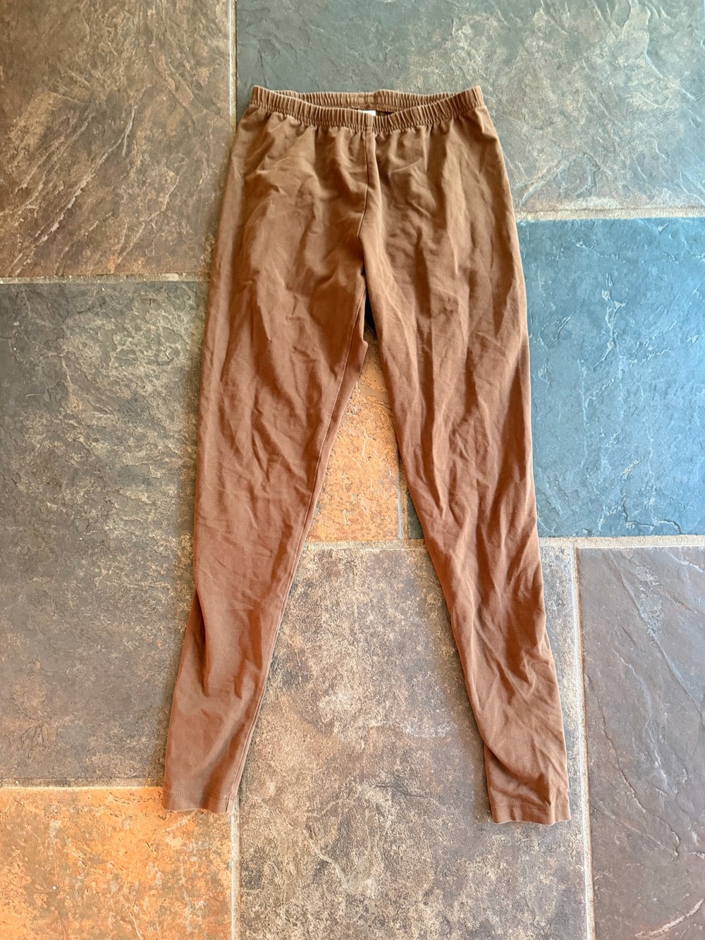 J. Jill Brown Pima Cotton Ankle Leggings